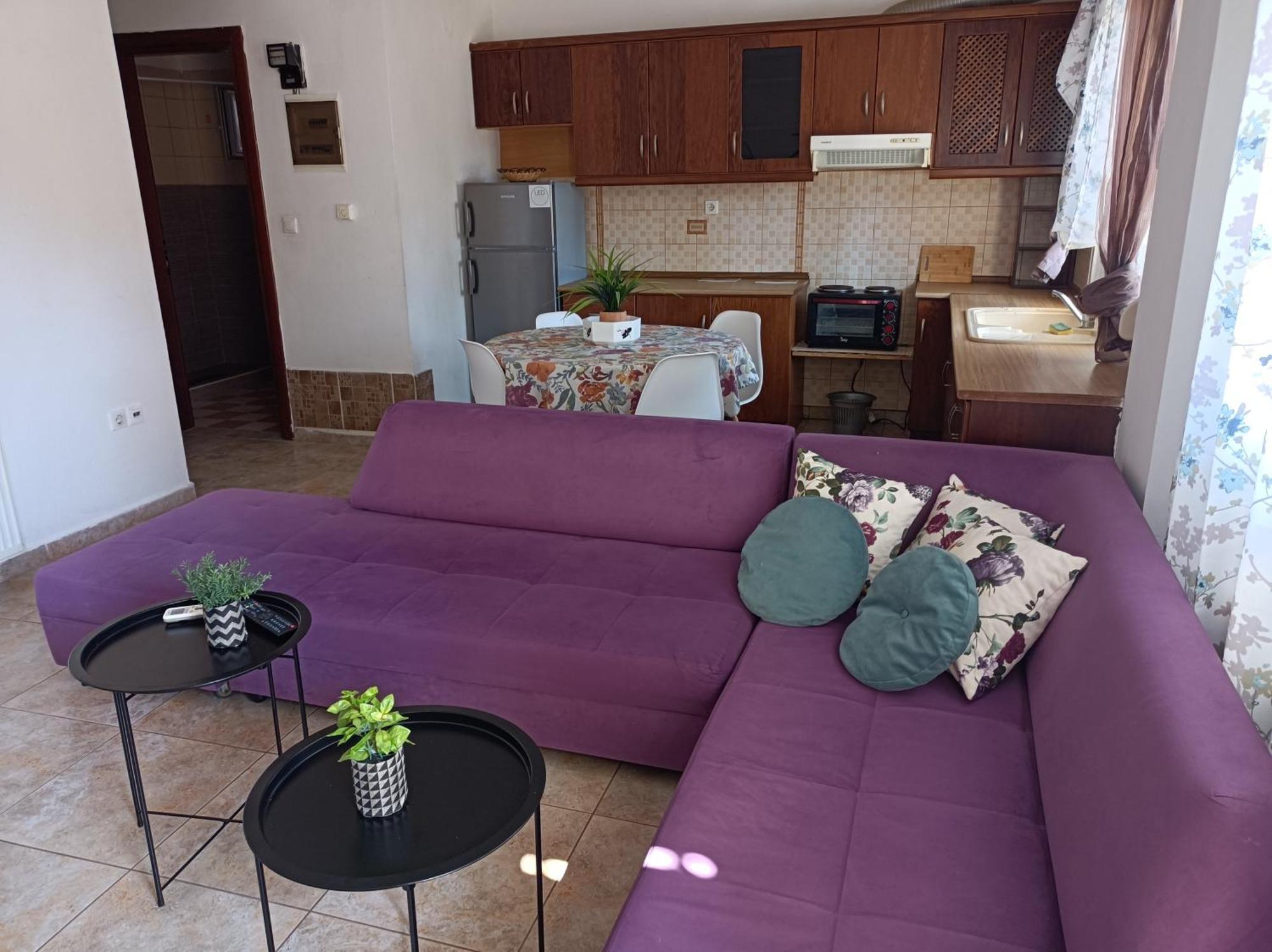 Blue Moon Accommodation Неа Миханиона Екстериор снимка